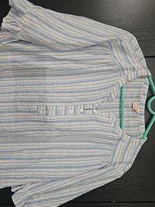 Blue Stiped Top