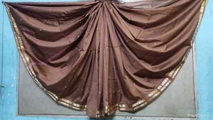 Brown Silk Saree