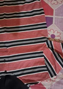 Striped Casual polo Shirt