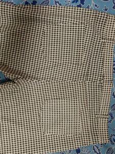 Stretchy Cotton Checked Pants(Jogger)
