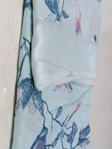 Floral Print Saree with Blouse