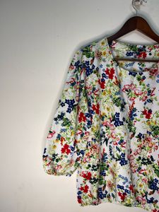 Floral Print Top - Women&#39;s Fashion