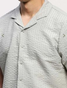 Zudio Men MAIRYCHECK Silver GREY Shirt