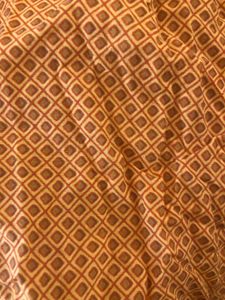 Printed Mustard Halter Neck Kurta🏵️
