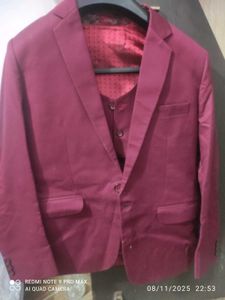 Burgundy Suit Set