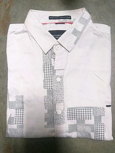 White Patterned Shirt