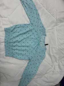 Butterfly Print Blouse