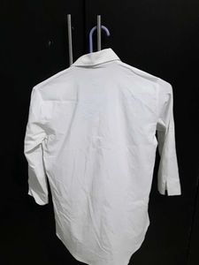White Button-Down Shirt (Size S-M)