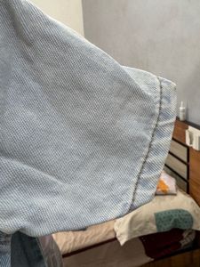 Denim Dress with Patches