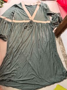 Boho Green Dress