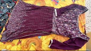 Elegant Purple nayra set