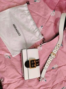 Miraggio Adrianne Metal Buckle Crossbody Bag