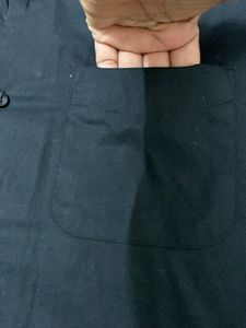Peter England 42slim Fit Xl Dark Black