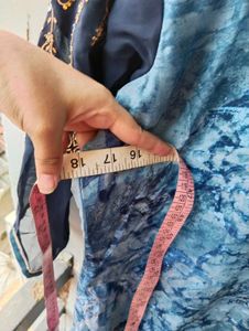 Pakistani Suit Blue Shaded Dress