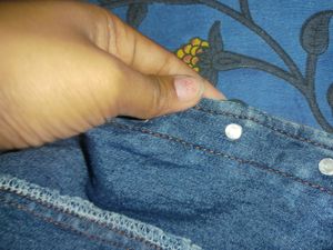 Denim Half Jacket