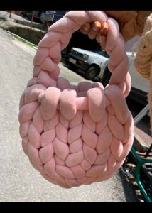 Pink Knitted bag 🌸🌸