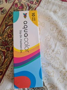 aquacolor disposable  blue Contact Lenses