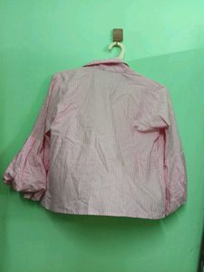 Pink Striped Shirt