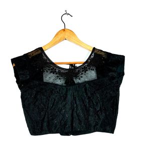 Black Beads Work Blouse (Women's)