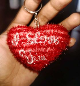 Red Heart Keychain
