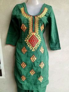 Green Pashmina Suit