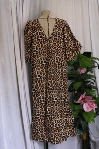 H&amp;M Leopard Print Midi Dress