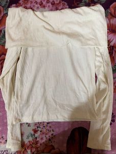 White Off Shoulder Top