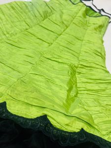 Vibrant Green Party Dress