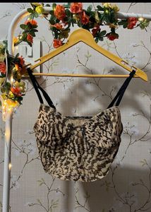 Y2K Leopard Prong Trendy Top