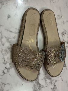 Sparkly Bow Flats