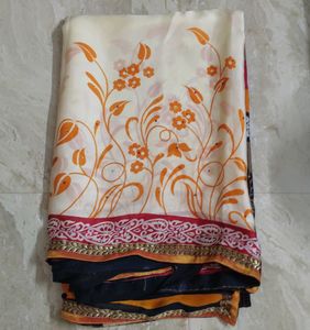 💥Price Drop!!! 💥Chiffon Saree!!