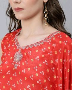 Unused With Tag One Side Sleeve Embroidery Kurta