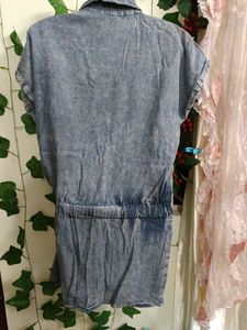 Denim Beaded Dress