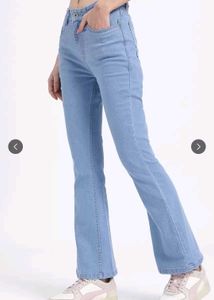 Light Wash Flare Jeans