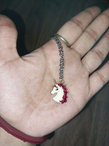 Unicorn KEYCHAIN With Golden CHAIN