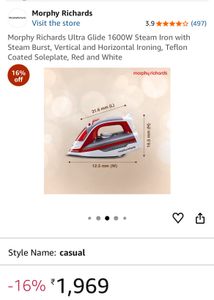 Morphy Richards Ultra Glide Iron