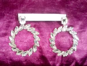 American Diamonds Round Earrings 💎