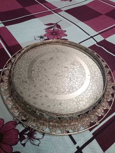 Vintage Silver-Plated Decorative Tray