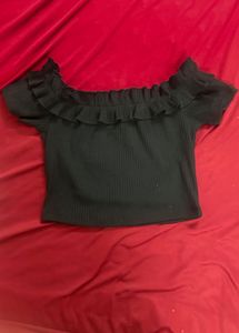 Off-Shoulder Ruffle Top