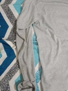 Gray Long Sleeve Tee