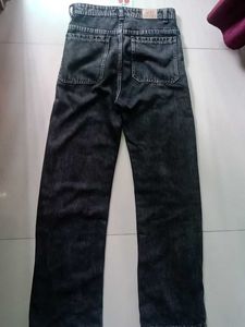 Charcoal Womem High Wasted Wide Leg Jeans