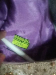 Purple Embellished Party Gown