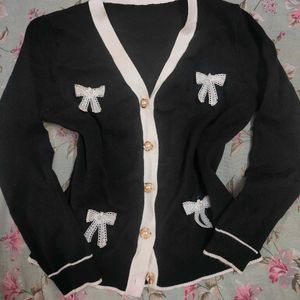 Savana Cute Bow Cardigan