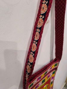 Traditional Elephant Laptop Sling Bag.