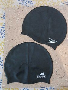 Swim Caps - Speedo & Shark