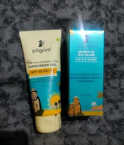Combo Of Pilgrim Sunscreen & Serum