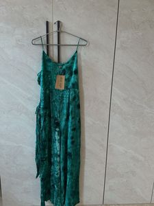 After Ego Green Tie Dye Maxi Dress