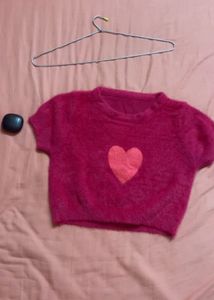 Heart Knit Top