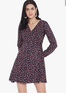 Floral Print Mini Dress