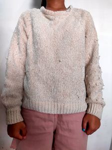 Beige Thick Sweater